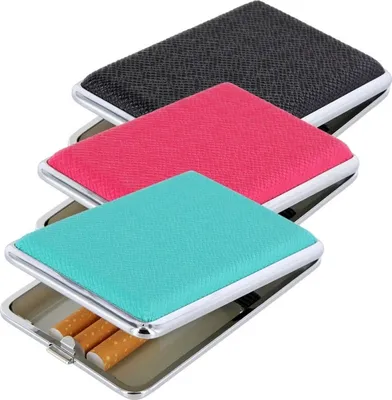 Produktbild von Elegantes ZIGARETTENETUI FÜR 12 Zigaretten - Magenta