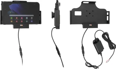 Produktbild von Brodit Gerätehalter 713224 mit Ladefunktion - für Tablets - Samsung Galaxy Tab Active 5 SM-X300/SM-X306B, Samsung Galaxy Tab Active 3 SM-T570/SM-T575, Samsung Galaxy Tab Active 2 SM-T390/SM-T395