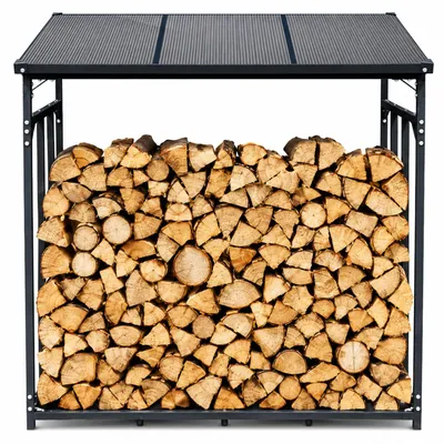 Produktbild von SCHMIDT security tools Brennholzregal 143x70x145cm Stahl Kaminholzregal
