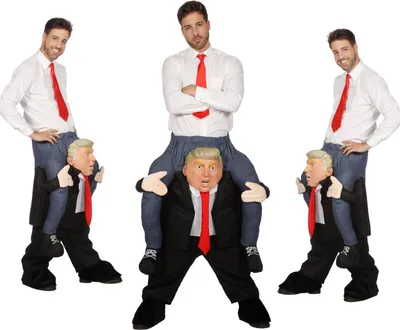 Produktbild von Huckepack Kostüm - Mann auf Trump - Wilbers Gr. M/L - Hucke Pack  Präsident