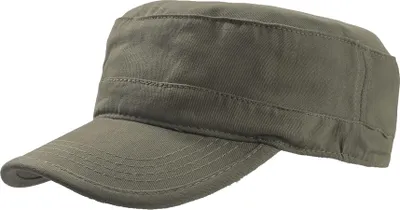 Produktbild von Atlantis Tank gebürstete Baumwolle Military Kappe AB225 (Einheitsgröße) (Olive)