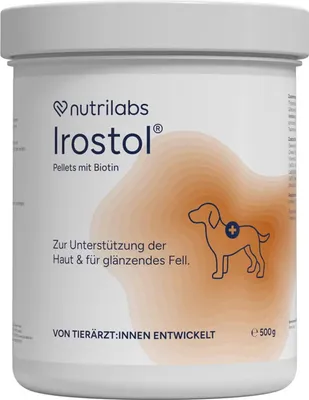 Produktbild von NutriLabs Irostol Pellets 500 g | Hautstoffwechsel & glänzendes Fell bei Hunden