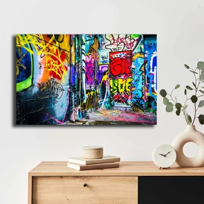 Productafbeelding van Wallity, 4570POP-014, Decoratief canvas schilderij, Meerdere kleuren, 100% canvas, 45 x 70 cm