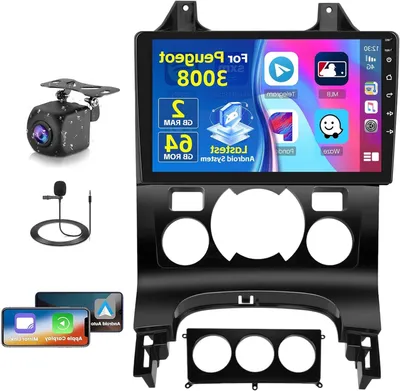 Imagen del producto de Radio para coche - Sistema de audio para automóvil - Reproductor multimedia - Sistema de navegación - Radio para coche - Pantalla táctil de 9 pulgadas