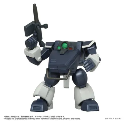 Productafbeelding van Armored Trooper Votoms Toyrise Actiefiguur 1/48 AT-08 Dwerg Zandlader, 7 cm