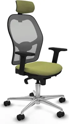 Produktbild von Bürostuhl mit Kopfstütze Piqueras y Crespo 2D086N2 grün