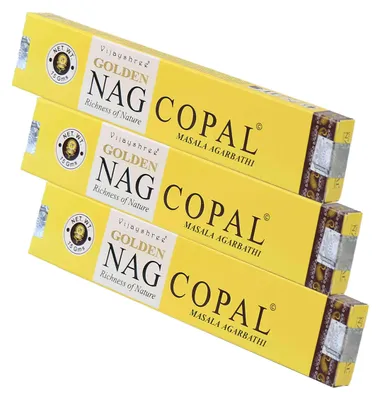Produktbild von Räucherstäbchen aus Copal-Harz, 45g; 3 Packungen à 15g
