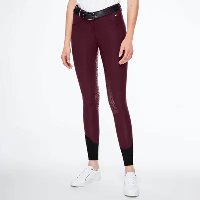 Produktbild von Tommy Hilfiger Equestrian Reithose Damen Classic Fullgrip Deep Burgundy XS