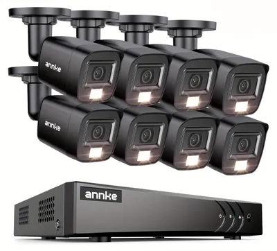 Immagine prodotto di Sistema di sicurezza - Sistema di telecamere - Kit di videosorveglianza - Telecamera di sicurezza - Registratore DVR - 0 TB di spazio di archiviazione