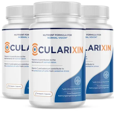 Produktbild von Ocularixin Kapseln | Für deine tägliche Balance | Mit Lutein, Vitaminen & Pflanzenextrakten | 3x30 Kapseln