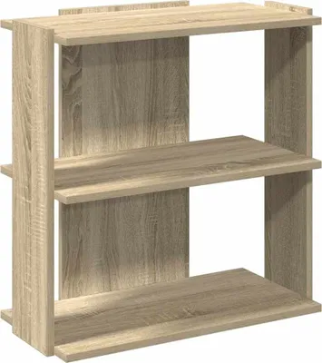 Produktbild von vidaXL Bücherregal 3 Böden Sonoma-Eiche 60x30x60 cm Holzwerkstoff
