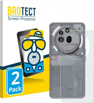 Produktbild von 2x BROTECT Schutzfolie für Nothing Phone (3a) Pro (Rückseite) Displayschutz Displayschutzfolie Folie Matt Entspiegelungsfolie