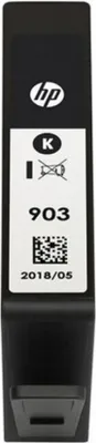 Produktbild von HP 903 Schwarz Original Tintenpatrone, Standard, Schwarz, Tinte auf Pigmentbasis, 8 ml, 1 Stück(e), 300 Seiten