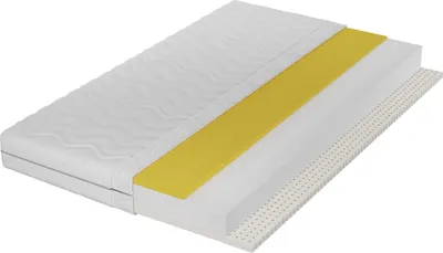 Produktbild von KALTSCHAUMMATRATZE mit VISCO MEMORY SCHAUM und LATEX 90x200x11CM HOCH H3 SUPER QUALITÄT