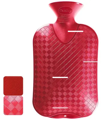 Produktbild von Fashy Wärmflasche Halblam.cranberry