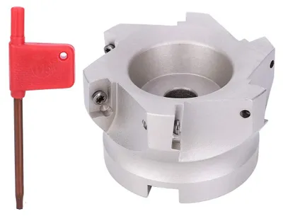 Vlakfrees 80 mm, 90° rechteckig, indexierbar, für CNC