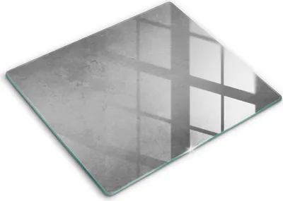 Produktbild von Abdeckung Glas - Küchenabdeckung - 60x52 cm - Abdeckplatte -Betonbeschaffenheitshintergrund