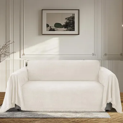 Obrázek produktu pro Voděodolný potah na pohovku z materiálu chenille, rozměry 180 x 260 cm, vhodný pro dvoumístné pohovky