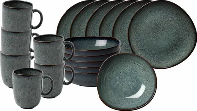 Produktbild von like. by Villeroy & Boch Lave gris Frühstücks-Set 18-teilig