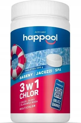 Obrázek produktu pro Acrylmed MULTICHLOR 3 in 1 Multifunctional chlorine release tablets 200 g - 1 kg