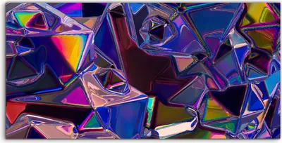 Produktbild von Coloray Acrylbild 100x50  Wandbild Acrylbilder Foto groß Mehrfarbige Abstrakt