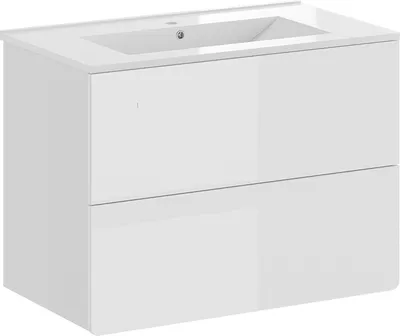 Produktbild von Waschbeckenunterschrank Vicco Izan Weiß 2 Teile, Model 41537