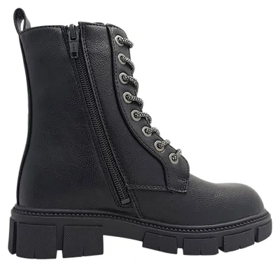 Imagen del producto de Dockers by Gerli: Zapatos para niñas, botines con cordones, color negro, para uso diario