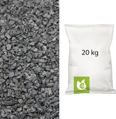 Produktbild von Basalt Splitt, 8/16mm, 20kg Paket