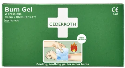 Produktbild von "Cederroth" Burn Gel Dressing Verband 10 cm x 10 cm