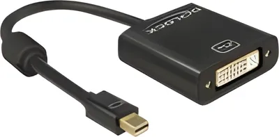 Obrázek produktu pro DeLOCK 62605, 0,2 m, Mini DisplayPort, DVI-I, Samec, Samice, Zlato