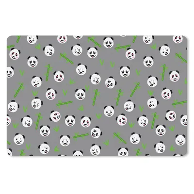 Produktbild von MuchoWow® Mauspad Mousepad Panda - Bambus - Entwurf 27x18 cm - Mousepads - Maus Mat - Pad - Mausunterlage - Büroartikel - Desk Matten