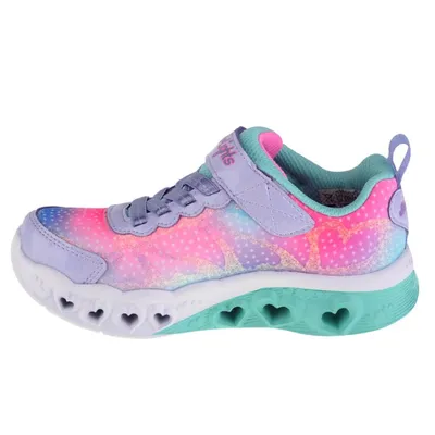 A side view of a child's sneaker.