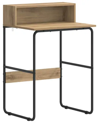 Obrázek produktu pro Psací stůl s úložným prostorem, Imitace "Artisan" (dubové dřevo), rozměry 60 x 50 x 91 cm