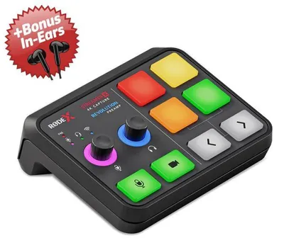 Obrázok produktu pre Rode X Streamer X – rozhranie na nahrávanie videa + bonusové slúchadlá do uší