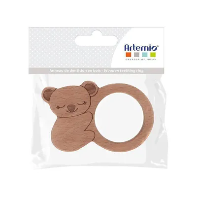 Produktbild von Beißring aus Holz - Koala - 100 x 70 mm
