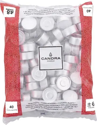 Produktbild von Candra Candle Teelichter 40 Stück