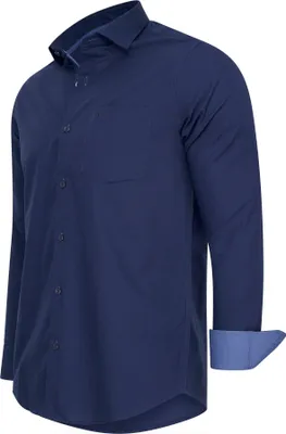 Zdjęcie produktu dla Cappuccino Italia overshirt gładki niebieski - Duży XL