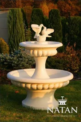 Image de Fontaine décorative Fontaine sculpture 138cm Fontaine Deko Jardin Fontaine Étang Nouveau