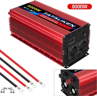 Obrázek produktu pro Čistý sinusový měnič, vysoká účinnost, kompaktní design, 12 V, 8000 W, 220 V