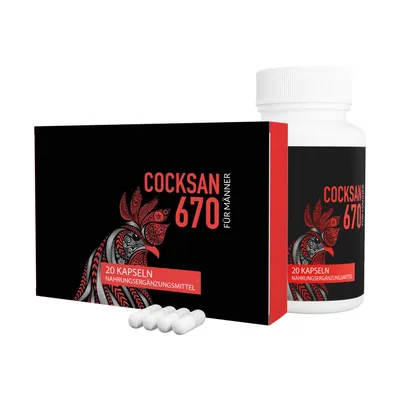Produktbild von Cocksan 670 | Mit Maca Pulver & l Arginin | Für Männer