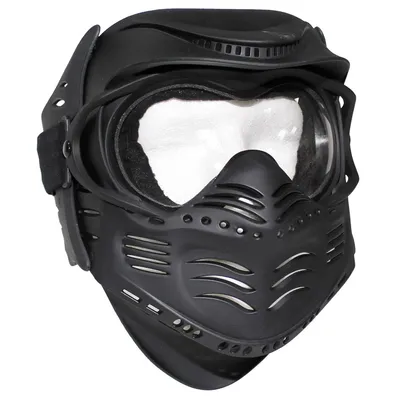 Image de Masque facial Fight, noir