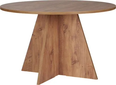 Image de Table à manger en bois "Virella" - 120 x 120 x 75 cm - Pin atlantique