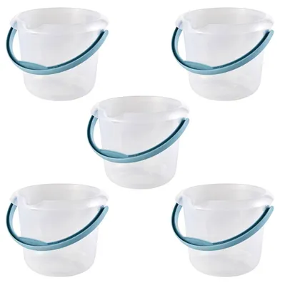Produktbild von keeeper mika 5X Eimer mit integrierter Mess-Skala und ergonomischem Griff, 5 l,