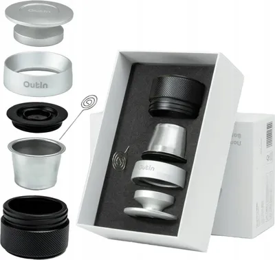 Zdjęcie produktu dla Outin OTEM-01-ACCESSORY-KIT, Zestaw do parzenia kawy, Nano Espresso, Czarny, Srebrny, Stal nierdzewna, 1 kub., 1 szt.