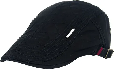 Produktbild von Gittermuster Retro Herbst Winter Baumwolle Männer Flat Peaked Cap Newsboy Jagdhut