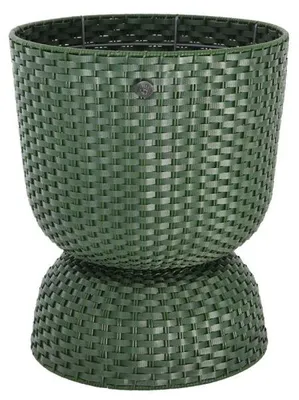 Produktbild von Handed By Pflanzgefäß Twist Planter Diabolo Basket Hunting Green (41cm)
