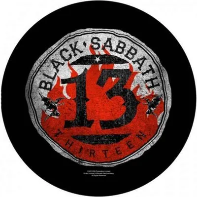 Produktbild von Black Sabbath 13 Circular Rückenaufnäher