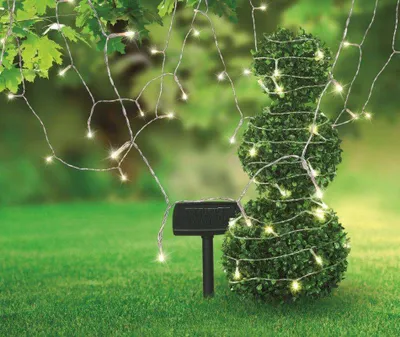 Produktbild von Globo Solar Solar-Lichterkette Kunststoff Schwarz, 50xLED; 33700-50