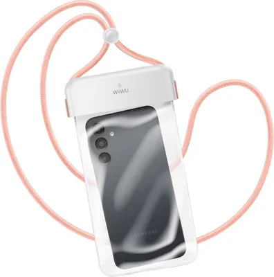 Produktbild von wiwu, Wasserdichtes Etui für Handy 4"-7" IPX8 zum Umhängen, Weiß
