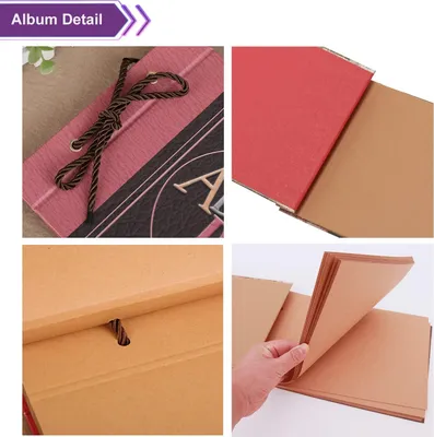 Produktbild von Do-it-yourself Fotoalbum - Retro Plakbuch - 80 Seiten